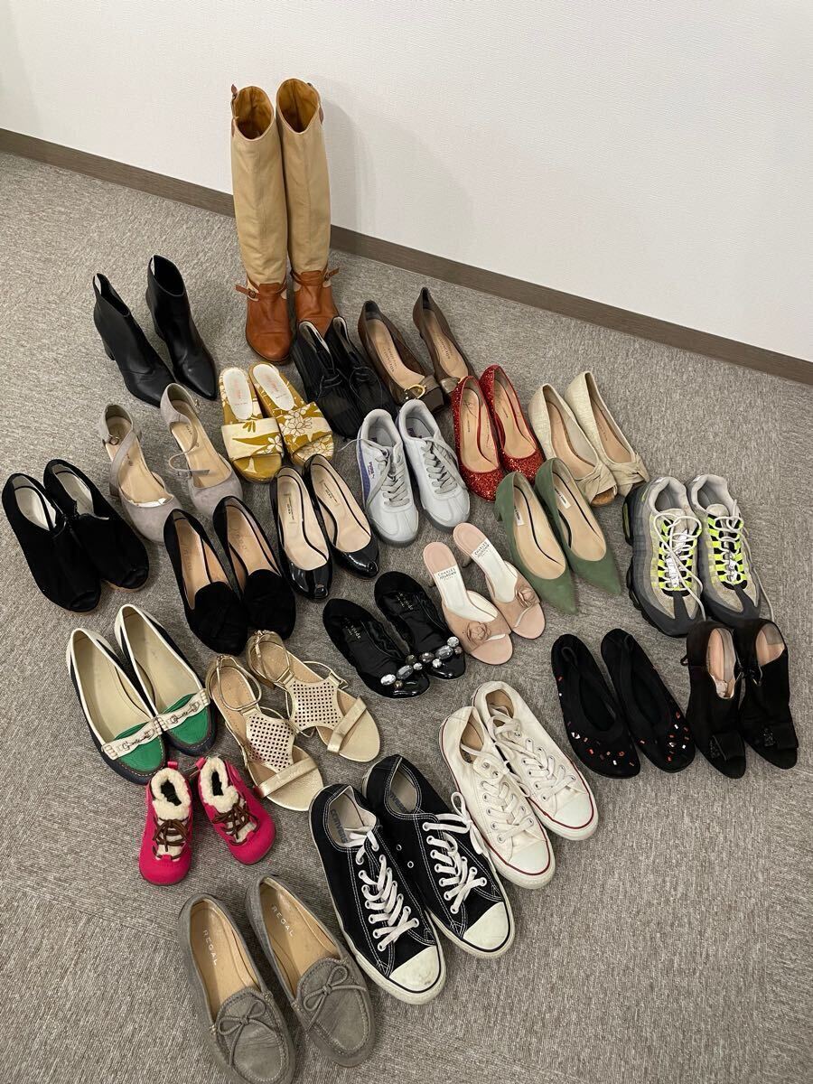 【40】靴　パンプス　スニーカー　まとめ売り　miumiu ケイトスペード　ステラマッカートニー　リーガル　バリー　コンバース　イタリア製
