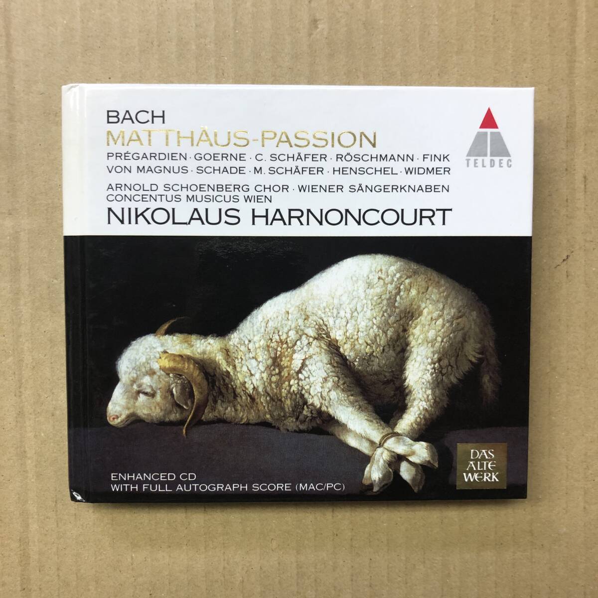 ■ JS Bach: St Matthew Passion / Nikolaus Harnoncourt 【3CD】0685738103621
