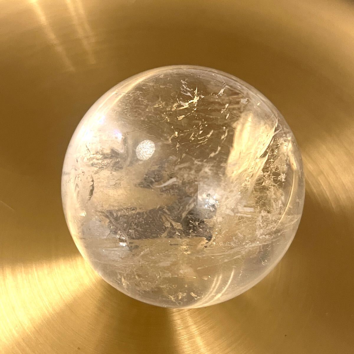 【最強力】水晶玉☆台座付き☆良縁☆金運アップ☆健康☆霊符☆魔除け