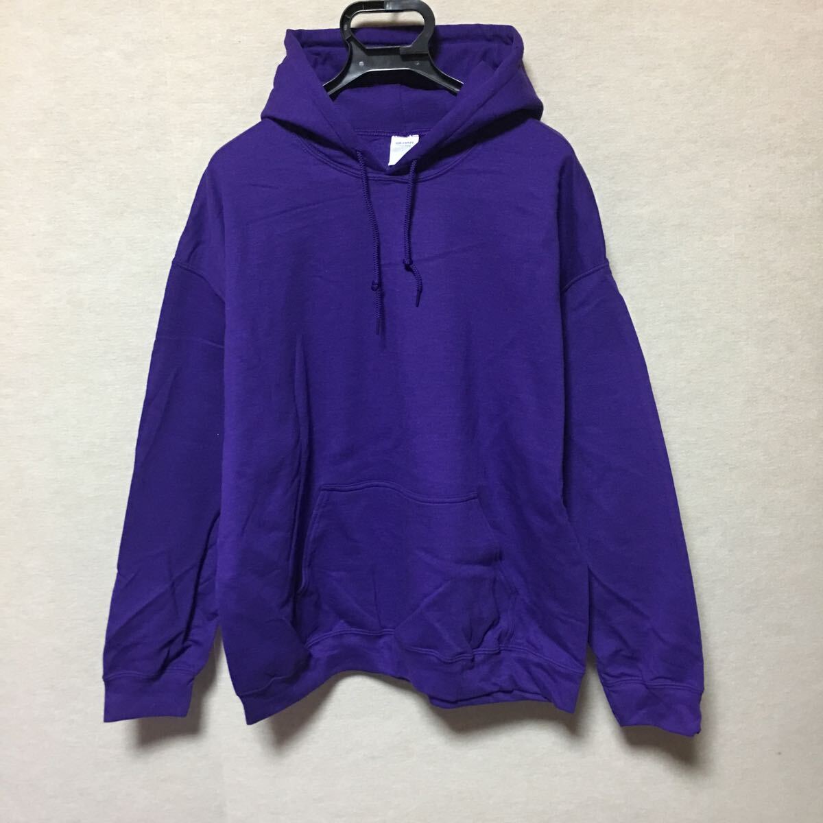 新品未使用 GILDAN ギルダン カブリパーカー パープル 紫 XL_画像1