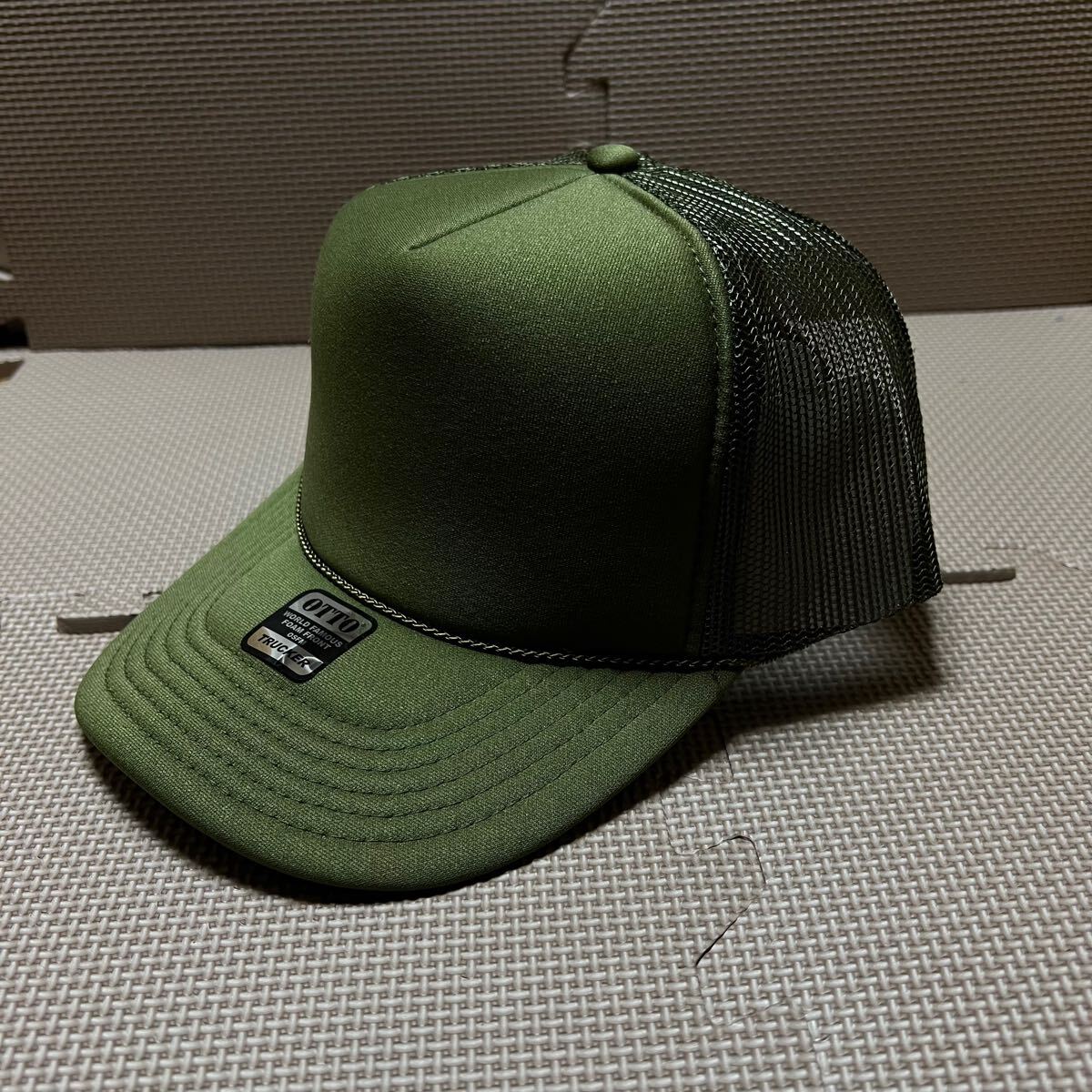新品未使用 OTTO メッシュキャップのオリーブ