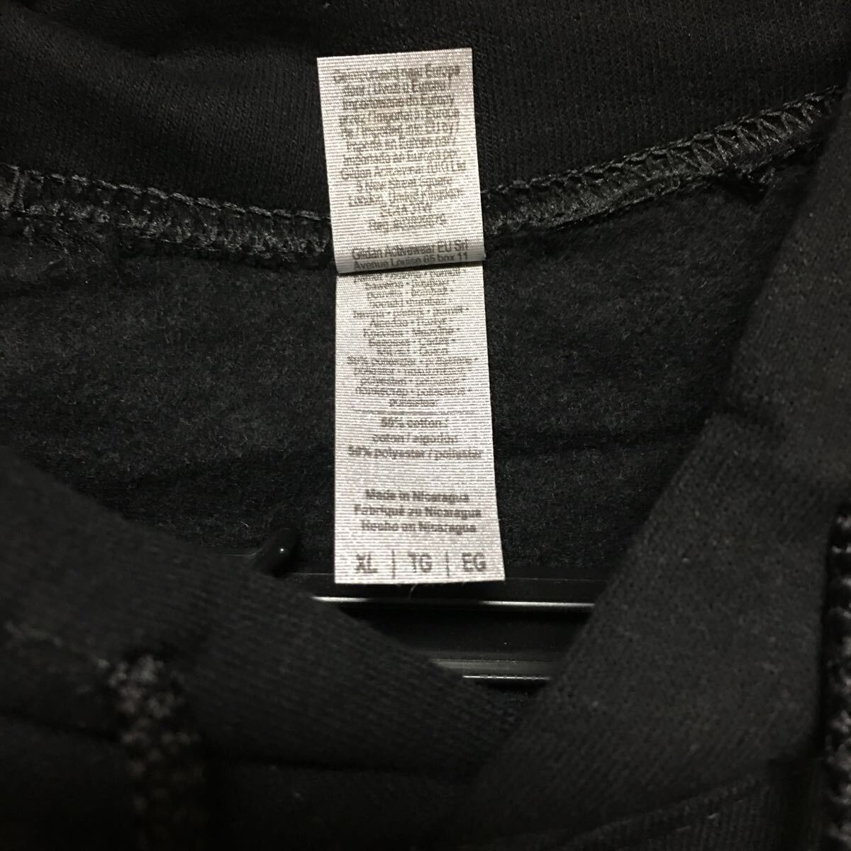 新品未使用 GILDAN ギルダン カブリパーカー ブラック 黒 XL_画像4