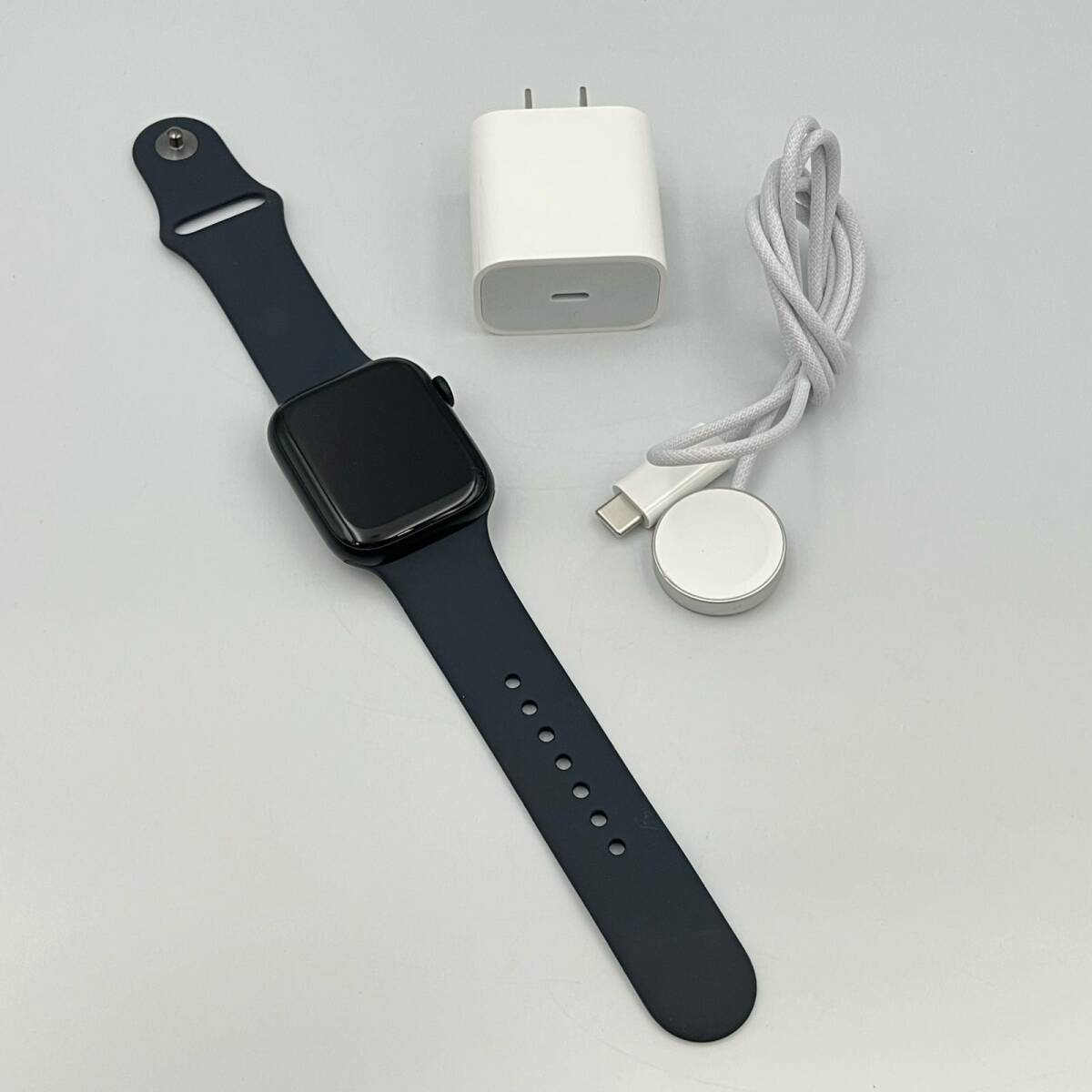 L468 ★アップル Apple 腕時計 Series 9 (GPSモデル) 45mm (64GB) AppleWatch アップルウォッチ MR993J/A ミッドナイト