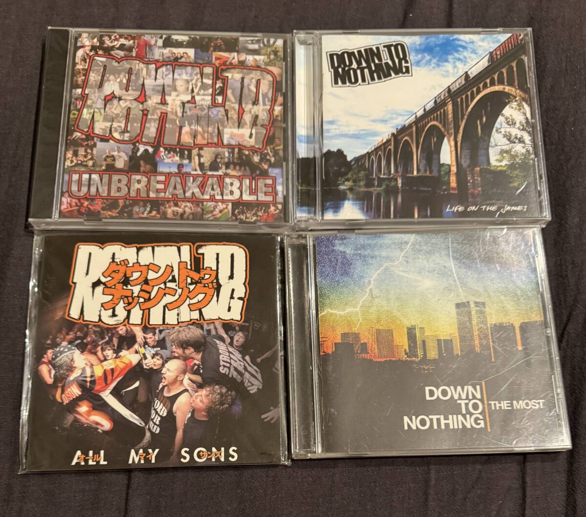 ４枚セット Down To Nothing / Unbreakable & Life on the James & The Most & All My Song