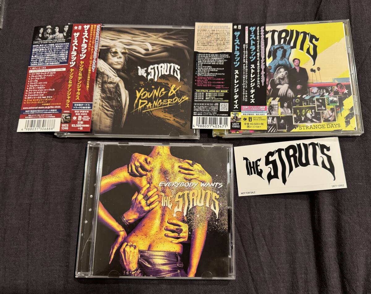 ３枚セット ザ・ストラッツ ／ ヤング ＆ デンジャラス 、ストレンジ・デイズ、Everybody Wants（輸入盤）