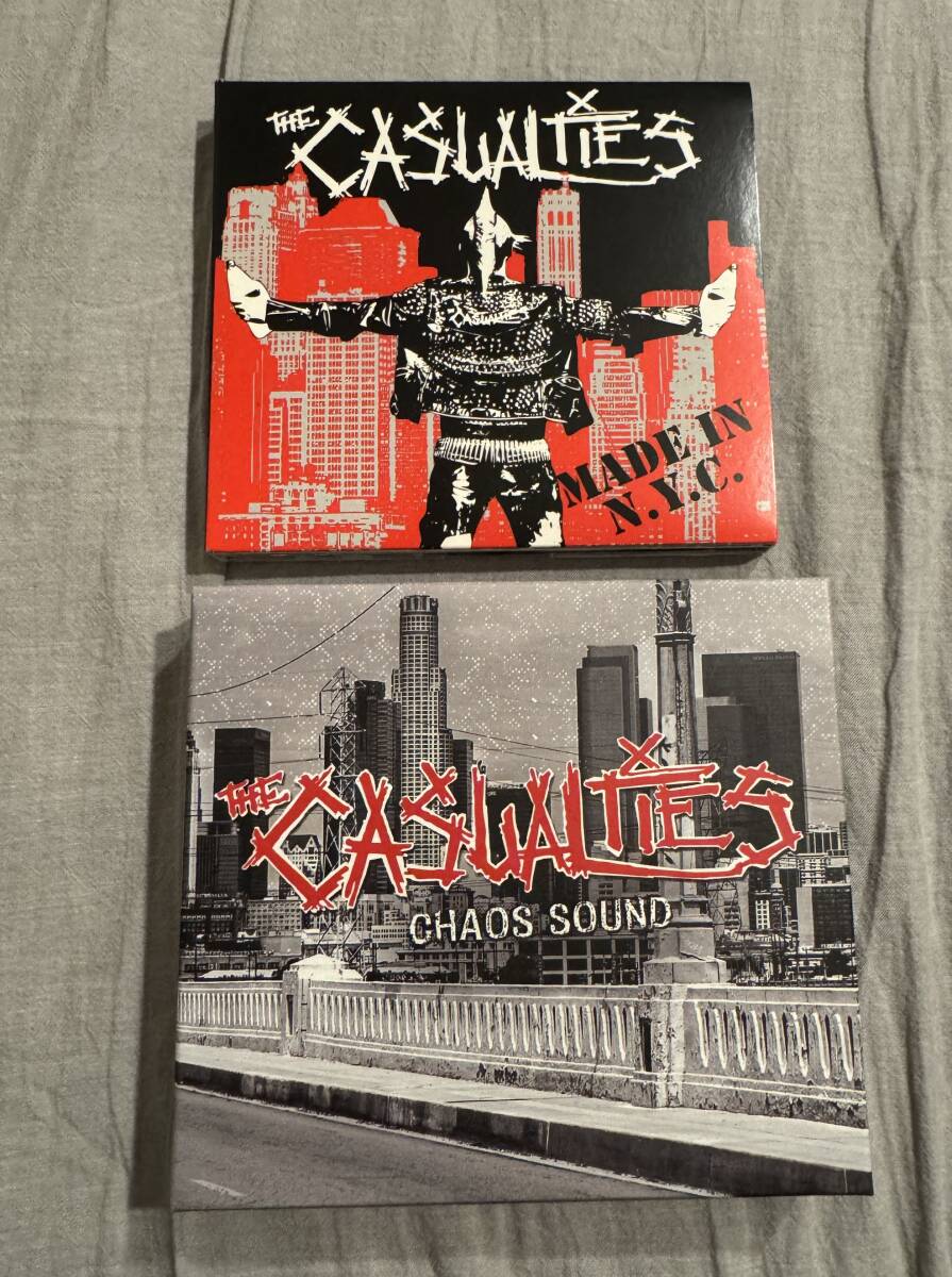 2枚セット The Casualties / Chaos Sound(Deluxe) & Made In N.Y.C.(CD+DVD)