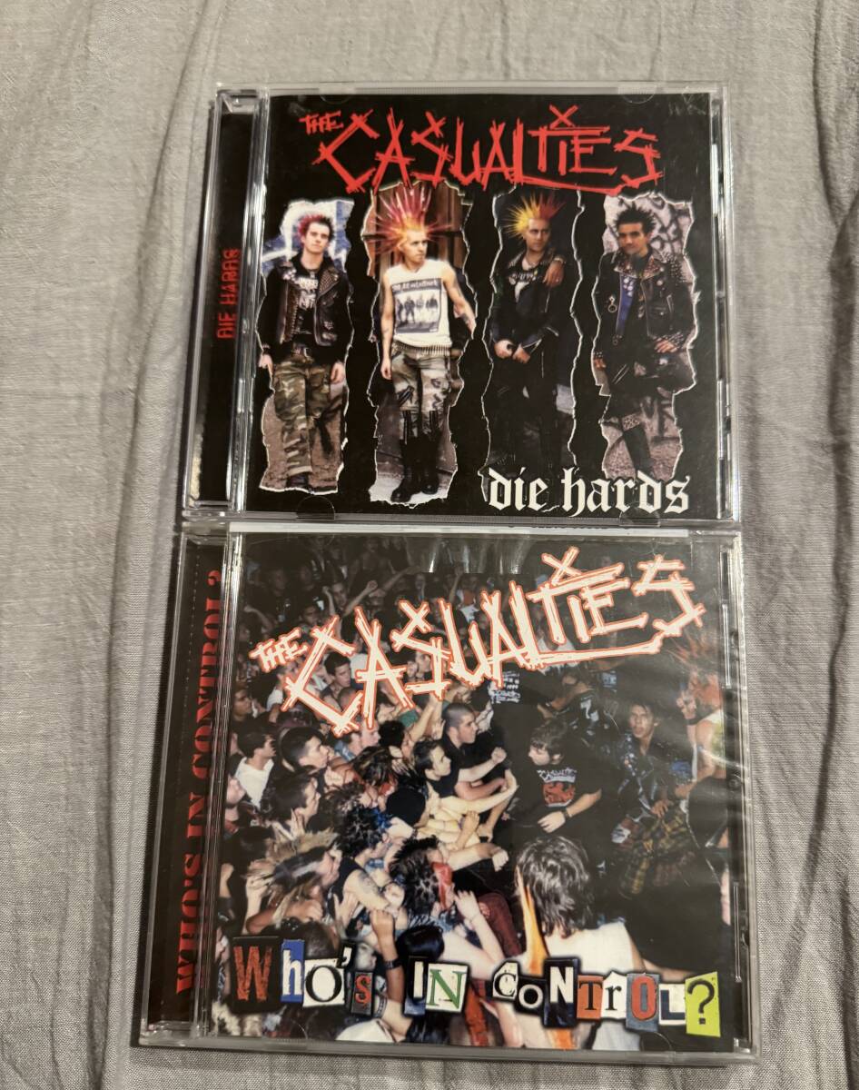 2枚セット The Casualties /Die Hards & Who's In Control?（未開封）