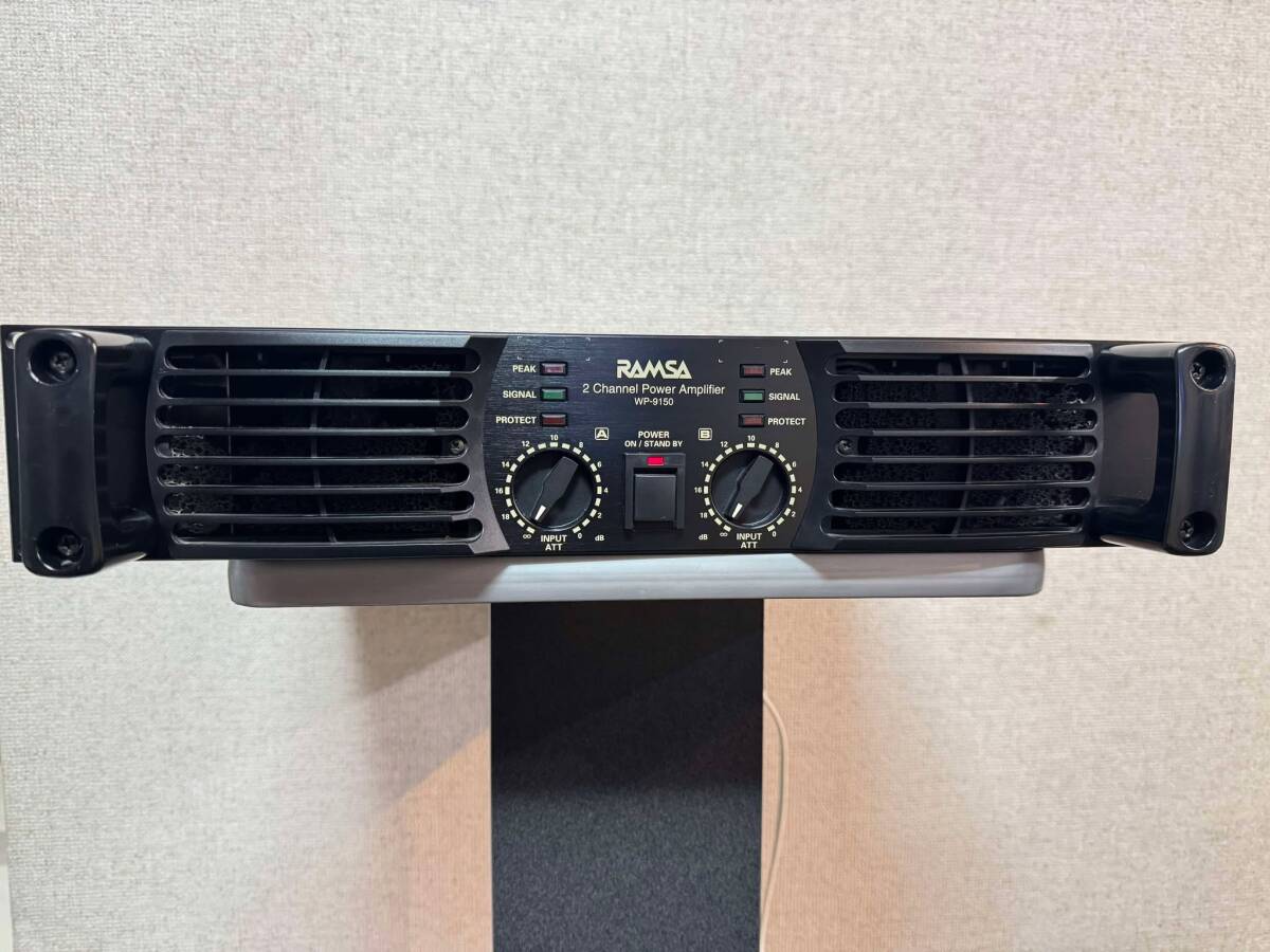 Panasonic RAMSA WP-9150 パワーアンプ Yahoo!オークション - 中古美品 Panasonic RAMSA WP-9150 パワー