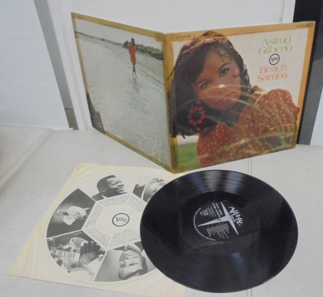 アストラッド・ジルベルトAstrud Gilberto/Beach Samba(LP,VERVE USオリジナル盤,1967年 V6-8708)ボサノバ