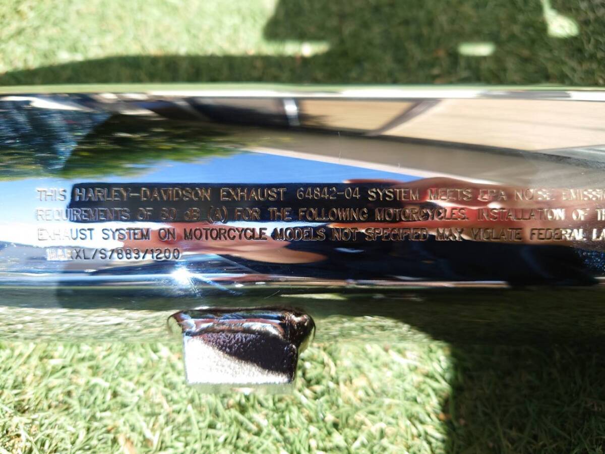 ハーレーXL883/XL1200 スポーツスターマフラー64842-04 XL883L マフラー 64853-04/64854-04 ハーレー 純正 中古 バイク