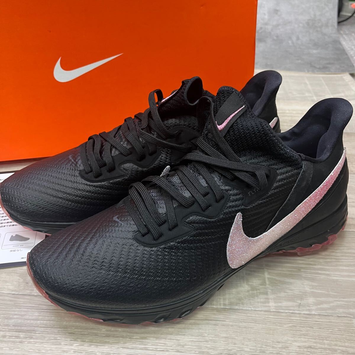 【6fff650f】 保管品 美品 NIKE GOLF NIKE AIR ZOOM INFINITY TOUR NRG ナイキゴルフ シューズ JP29.5cm 黒