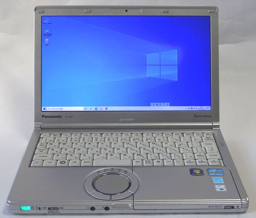 ■■パナソニック■Let.s note■CF-SX1GEPDR■ウィンドウズ10■Core i5 2.6GHz■mem 8GB■無線ラン■動作確認済■■