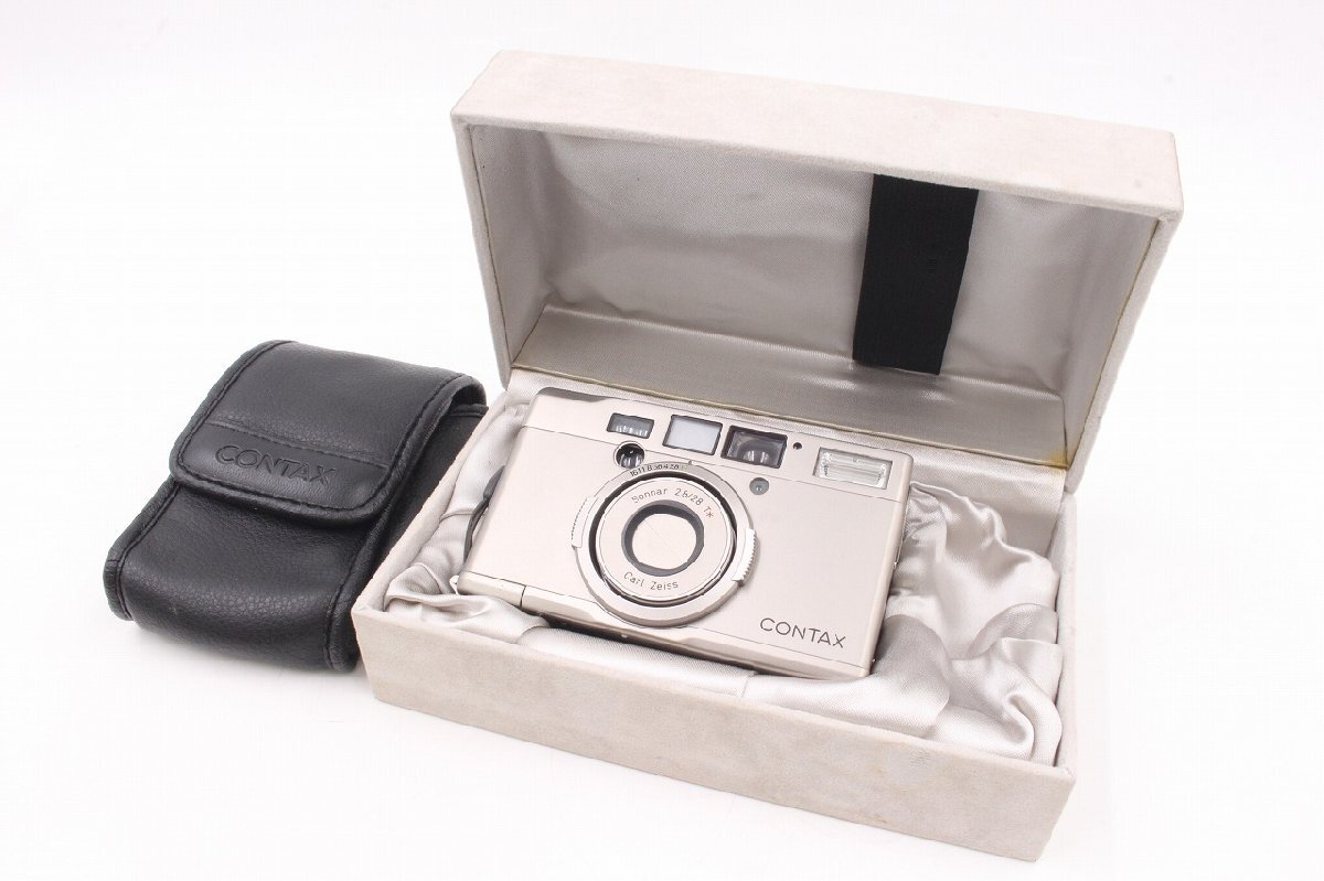 CONTAX Tix フィルムカメラ ケース付き フィルムカメラ CONTAX Tix フィルムカメラ ケース付き フィルムカメラ