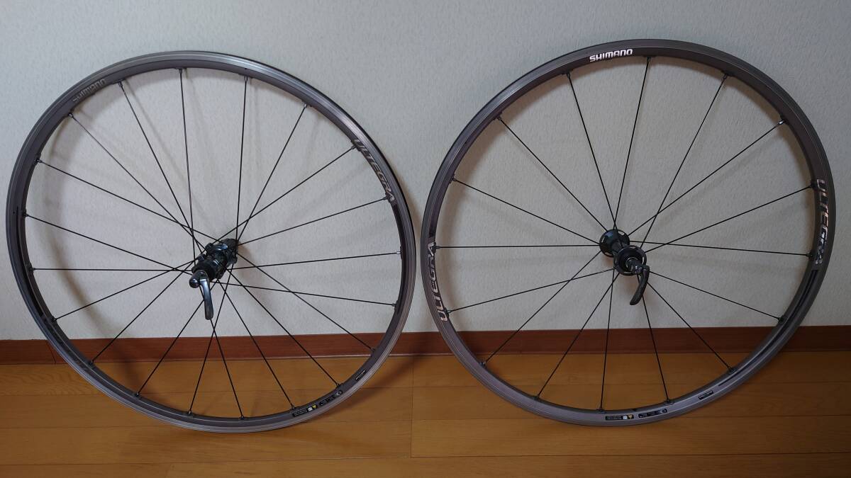 中古 SHIMANO ULTEGRA WH-6800 シマノ アルテグラ 700c 622×15c クリンチャー リムブレーキ 11sシマノフリー クイック付