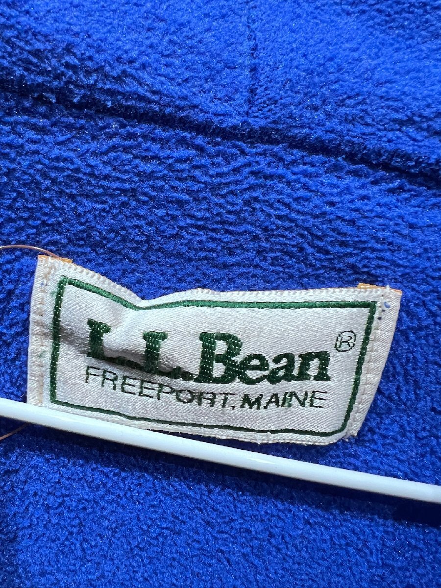 80'S-90'S USA製 エルエルビーン フリース ガウン 大きめ S メンズ L.L.Bean LLビーン 米国製 ローブ