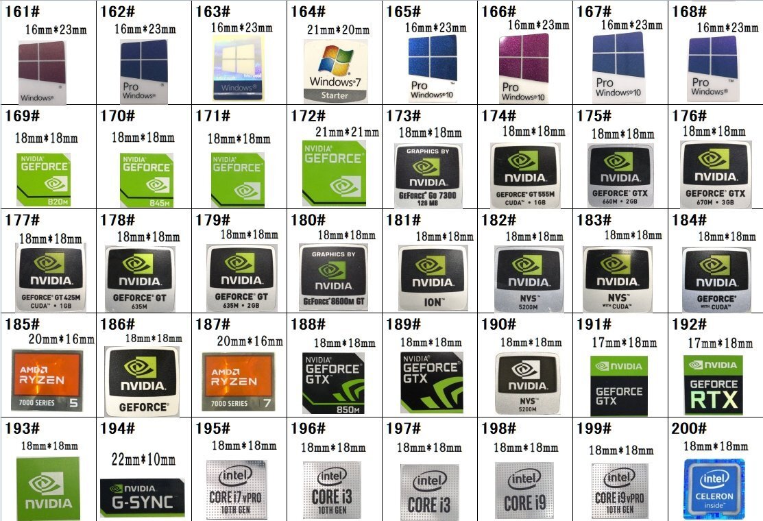 295# 10 2 поколения [intel vPRO i5 An Evo Design ] эмблема наклейка #18mm*23mm# условия имеется бесплатная доставка 