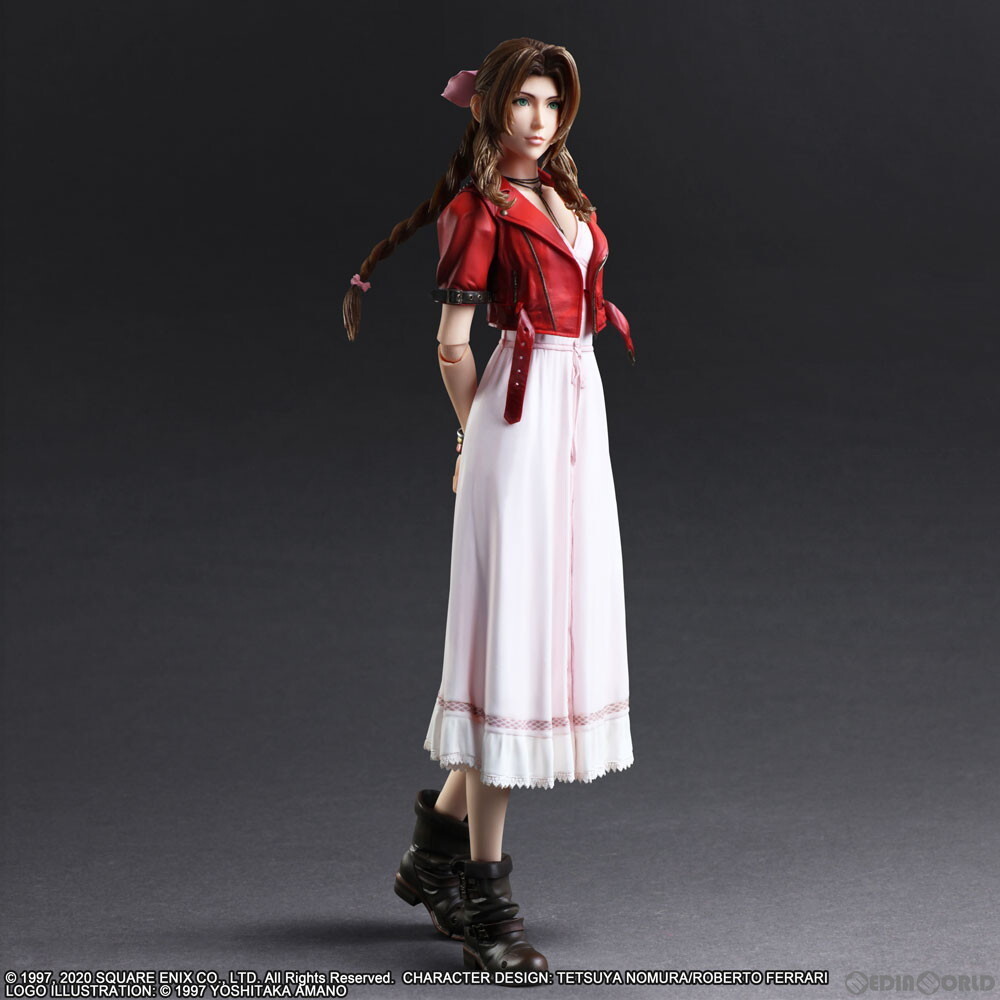 【中古】[FIG]PLAY ARTS改(プレイアーツ改) エアリス・ゲインズブール FINAL FANTASY VII REMAKE(ファイナルファンタジー7 リメイク) 完成