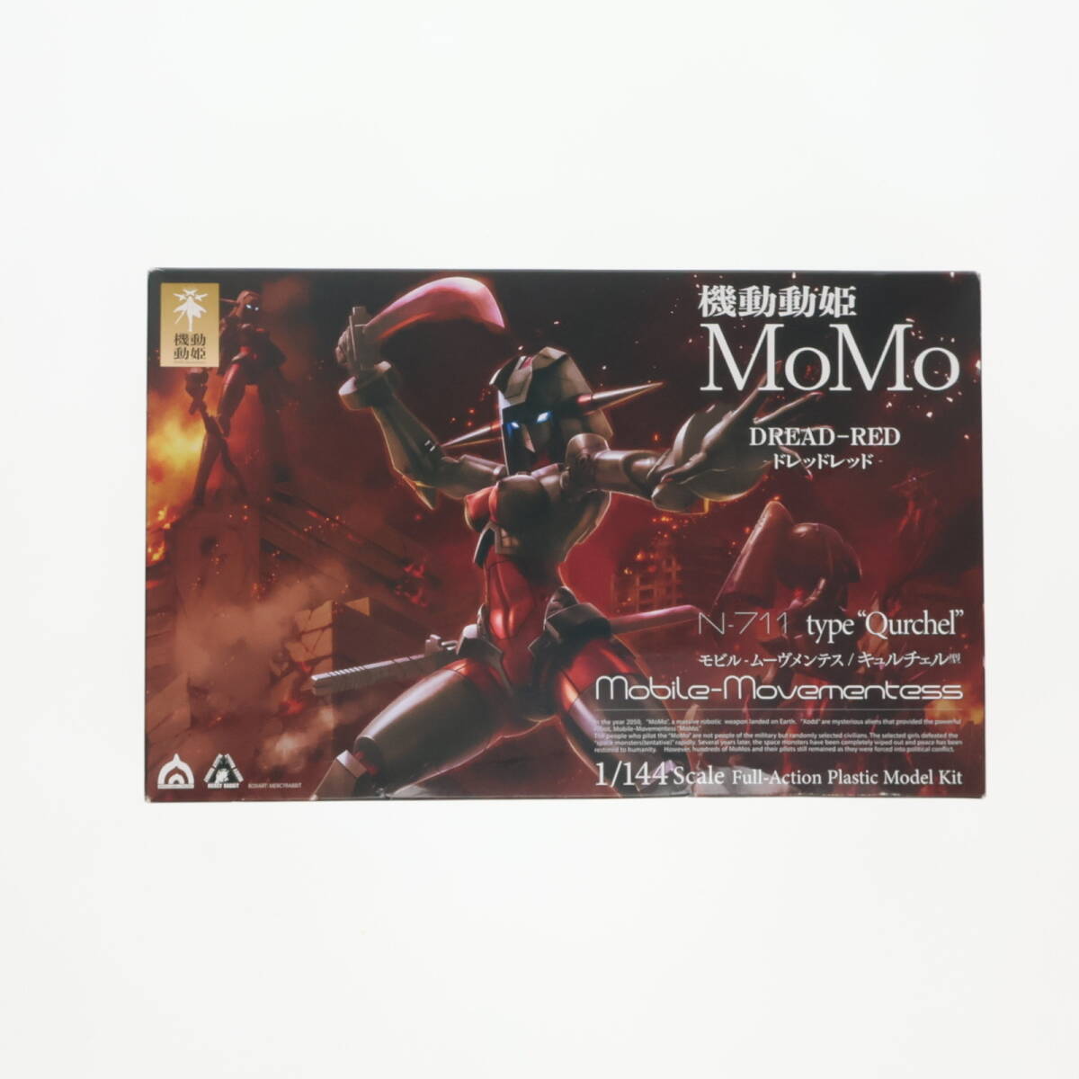【中古】[PTM]1/144 機動動姫 MoMo(モモ) ドレッドレッド 黒/赤/鉄 プラモデル(SRR-002-BRI) 侵略ロボ(63060036)
