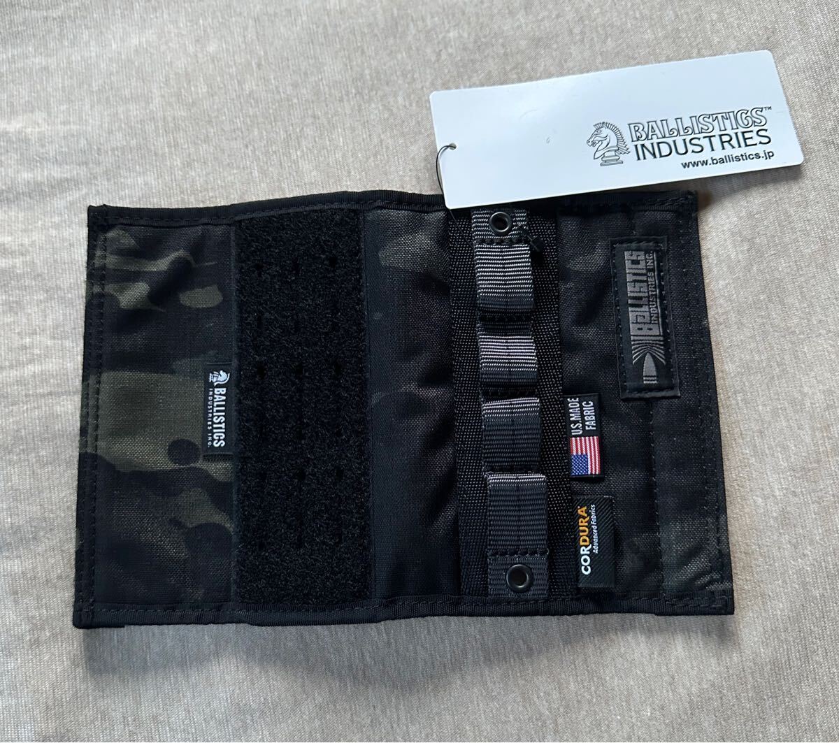 新品 BALLISTICS マルチカバー 2 CB缶 ガス缶 カバー マルチカムブラック バリスティクス ベルクロ アウトドア キャンプ MULTI COVER Ⅱ