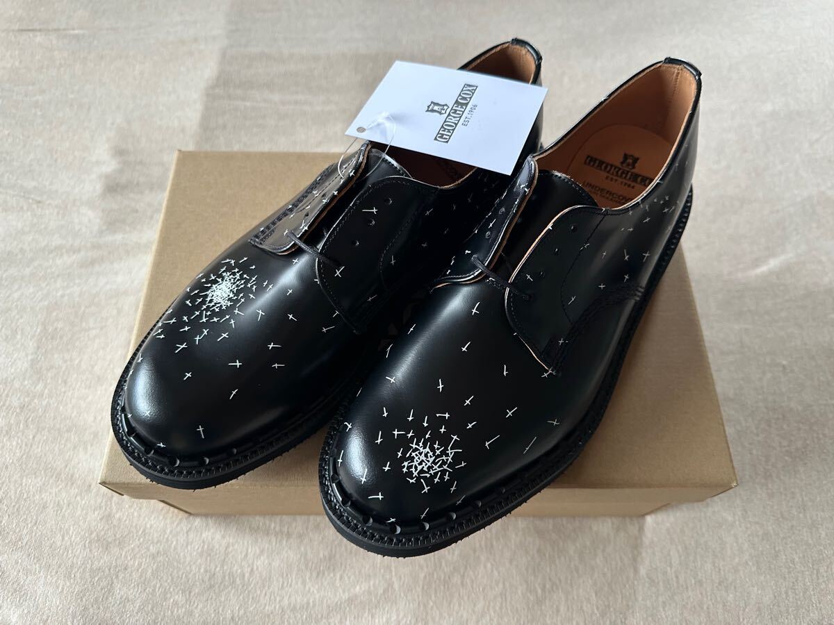黒9新品 UNDERCOVER GEORGE COX別注 クロスプリント カウハイド 黒9新品 UNDERCOVER GEORGE COX別注 クロスプリント カウハイド