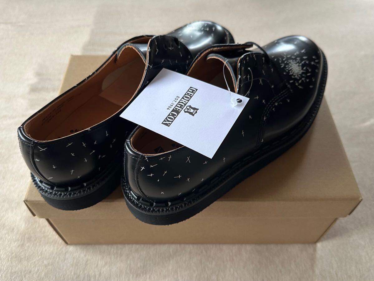 黒9新品 UNDERCOVER GEORGE COX別注 クロスプリント カウハイド 黒9新品 UNDERCOVER GEORGE COX別注 クロスプリント カウハイド