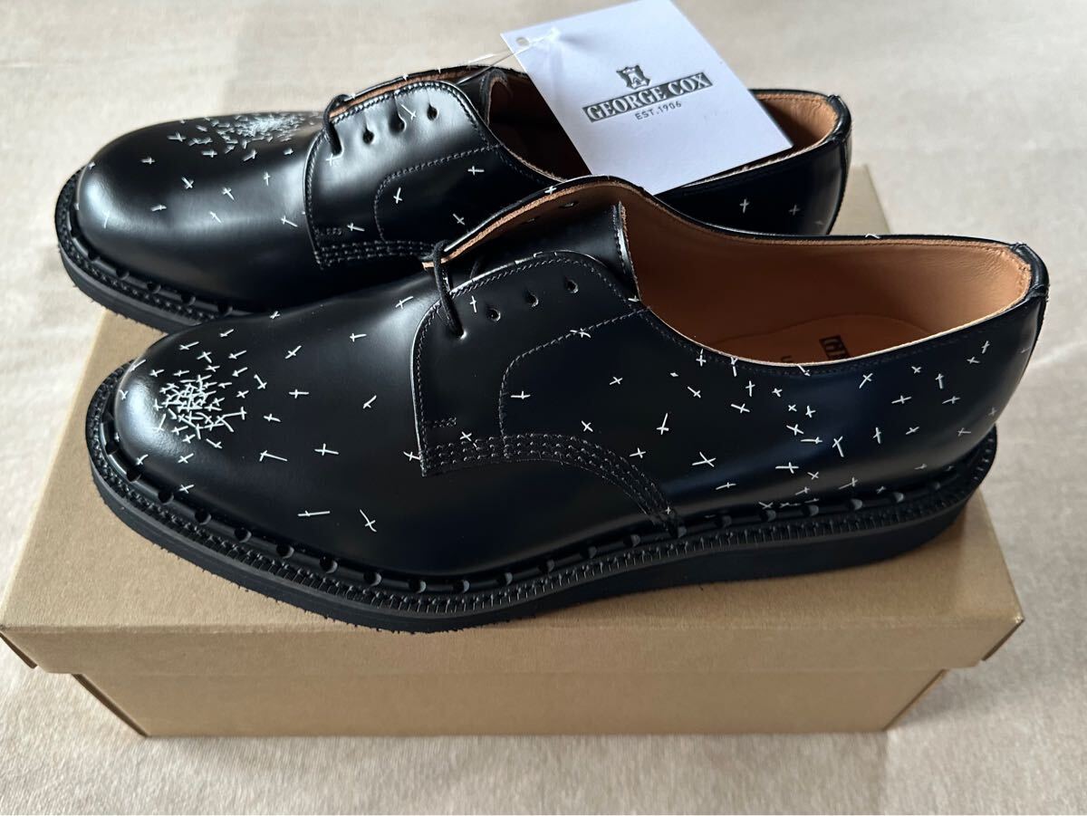 黒9新品 UNDERCOVER GEORGE COX別注 クロスプリント カウハイド 黒9新品 UNDERCOVER GEORGE COX別注 クロスプリント カウハイド