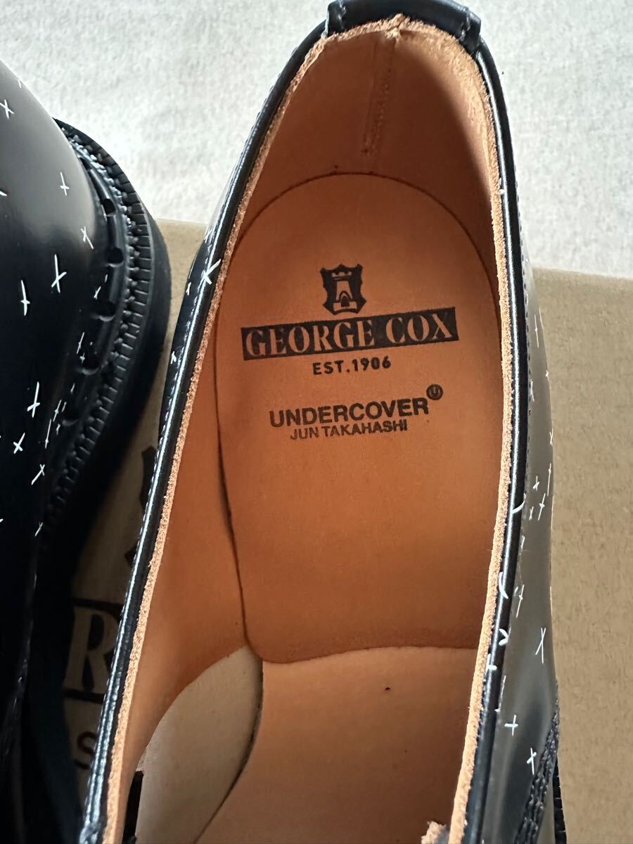 黒9新品 UNDERCOVER GEORGE COX別注 クロスプリント カウハイド 黒9新品 UNDERCOVER GEORGE COX別注 クロスプリント カウハイド