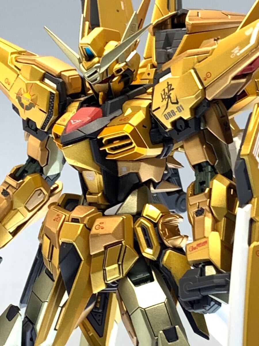 RG 1/144 機動戦士ガンダムSEED 塗装済み 完成品 アカツキ RG 1/144 機動戦士ガンダムSEED 塗装済み 完成品 アカツキ