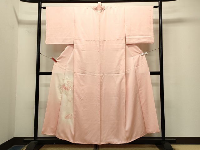 平和屋着物■豪華色留訪問着　扇面草花文　暈し染め　逸品　CAAI5861th