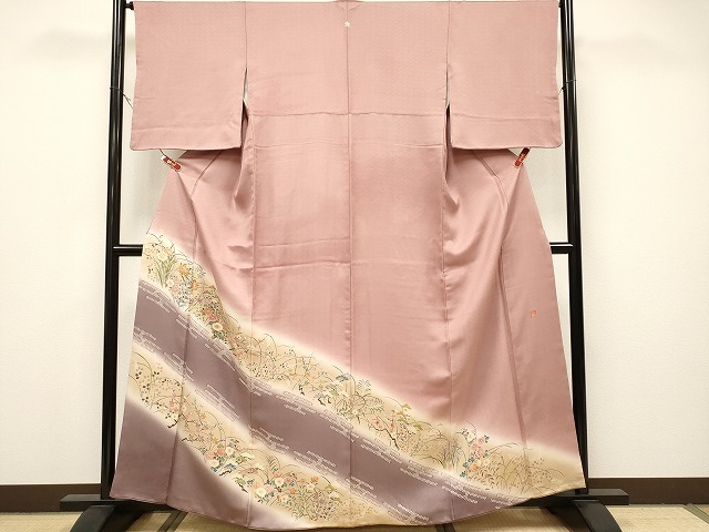 平和屋着物■豪華色留袖　作家物　エ霞斜線花文　暈し染め　逸品　CAAI9548ch