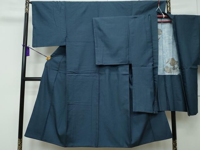 平和屋着物■男性　お召　アンサンブル　逸品　CAAI1760vf