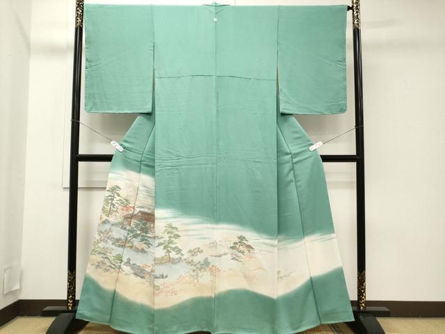 平和屋着物■豪華色留袖　寿光織　御所解文　暈し染め　金糸　逸品　未使用　CAAI7140ev