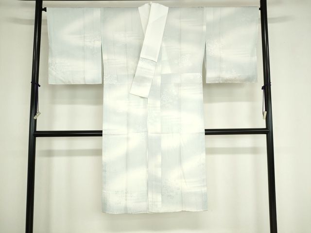 平和屋着物■上質な長襦袢　無双仕立て 　草花地紋　暈し染め　逸品　DAAI5416op