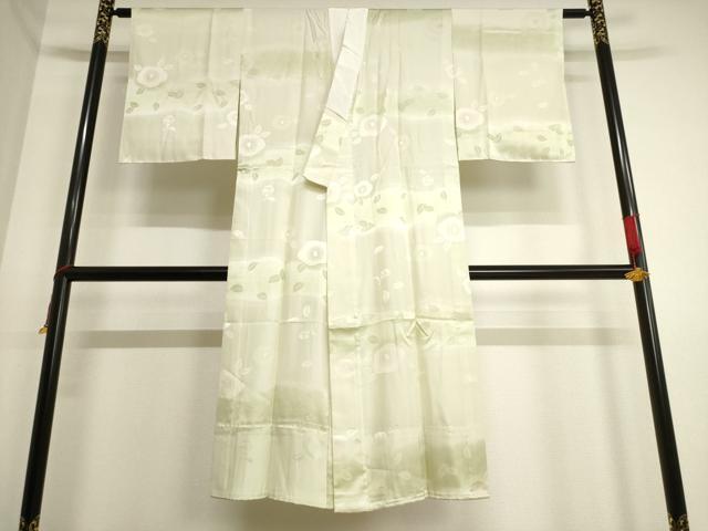 平和屋着物■長襦袢　無双仕立て　舞花地紋　正絹　逸品　AAAL6826ck