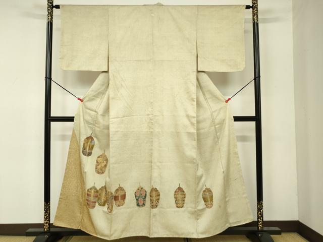 平和屋着物■豪華色留袖　刺繍　仕覆花鳥文　暈し染め　金彩　正絹　逸品　DAAJ5228rt