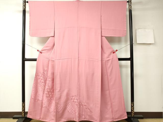 平和屋着物■豪華色留袖　総刺繍　道長吉祥文　正絹　逸品　未使用　CAAJ4245ev