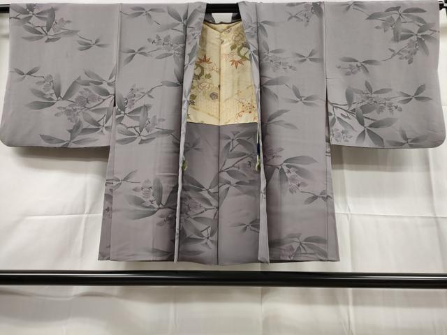 平和屋着物■羽織　手描き　枝花　正絹　逸品　DAAK5293ar