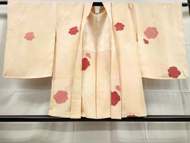 平和屋着物■羽織　地紋起こし　草花文　暈し染め　正絹　逸品　DAAK5319ar