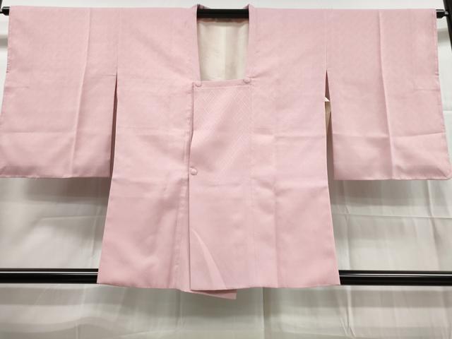 平和屋着物■道行コート　檜垣地紋　虹色　正絹　逸品　DAAK5318ar