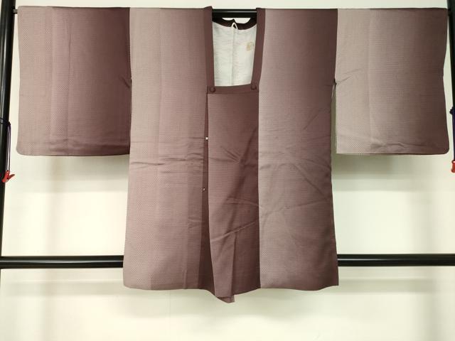 平和屋着物■道行コート　網目文様　暈し染め　正絹　逸品　DAAK9000cm