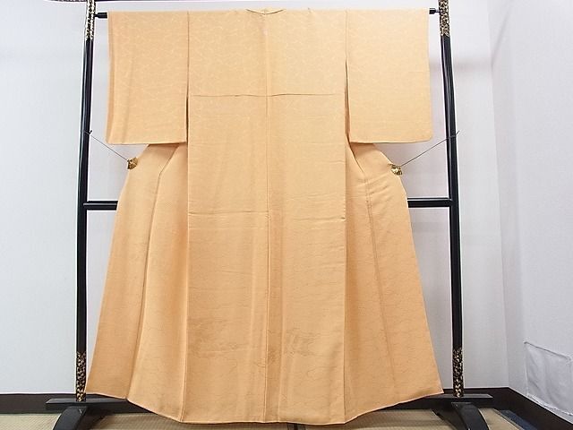 平和屋着物■豪華色留袖　雲重ね人物風景地紋　淡黄色　逸品　CAAE8199yc