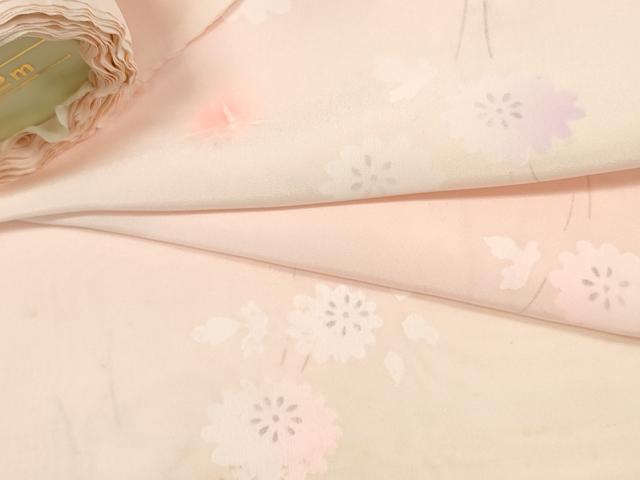 平和屋着物●長襦袢　反物　着尺　絞り　花束文　暈し染め　松坂屋扱い　逸品　未使用　DAAI9583zzz