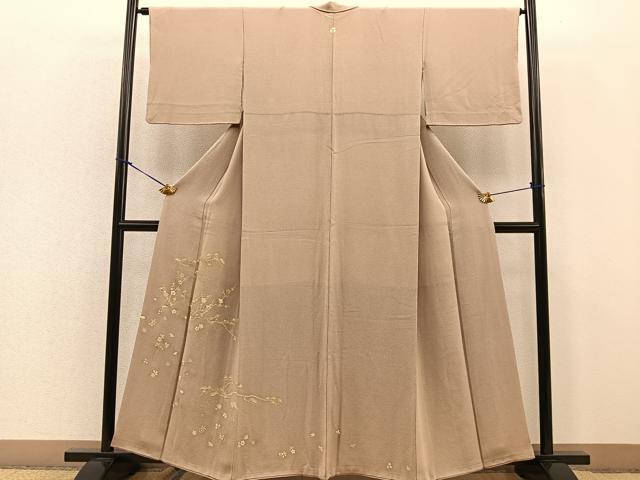 平和屋着物■豪華色留袖　梅松に吹き寄せ　金彩　鬼しぼ縮緬　正絹　逸品　BAAM0861gt