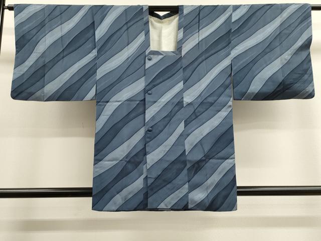 平和屋着物■道行コート　吉祥文　正絹　逸品　CAAK3703dy