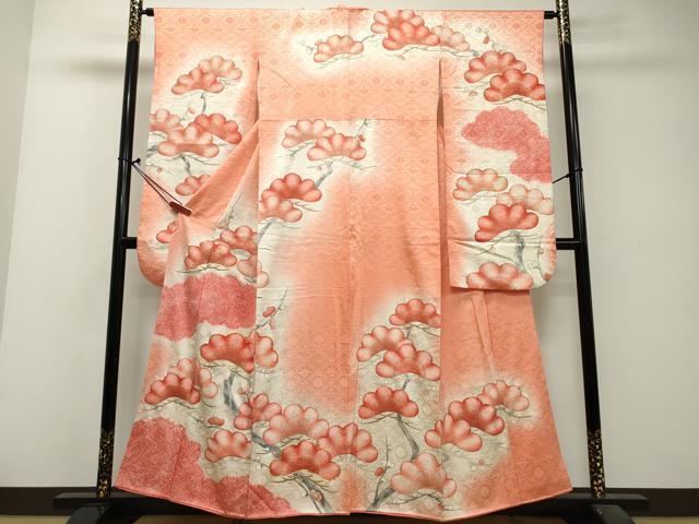 平和屋着物■豪華振袖　駒刺繍　老松　金彩　正絹　逸品　DAAJ3461cf