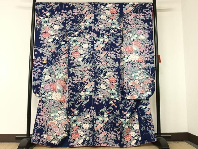 平和屋着物■豪華振袖　花鳥文　金彩　正絹　逸品　AAAK7649cy