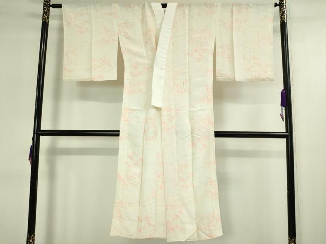 平和屋着物■長襦袢　無双仕立て　秋草文　正絹　逸品　DAAK1516we