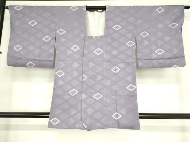 平和屋着物■道行コート　絞り　花菱文　正絹　逸品　DAAK9147cm