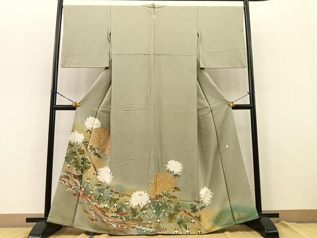 平和屋着物●豪華色留袖　作家物　乱菊　暈し染め　金彩　正絹　逸品　BAAI7100ev