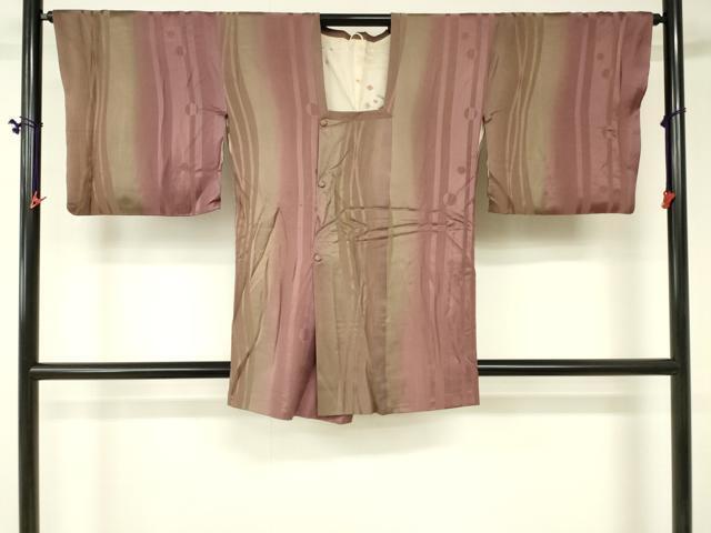 平和屋着物■道行コート　丸間道　暈し染め　正絹　逸品　DAAK9079cm